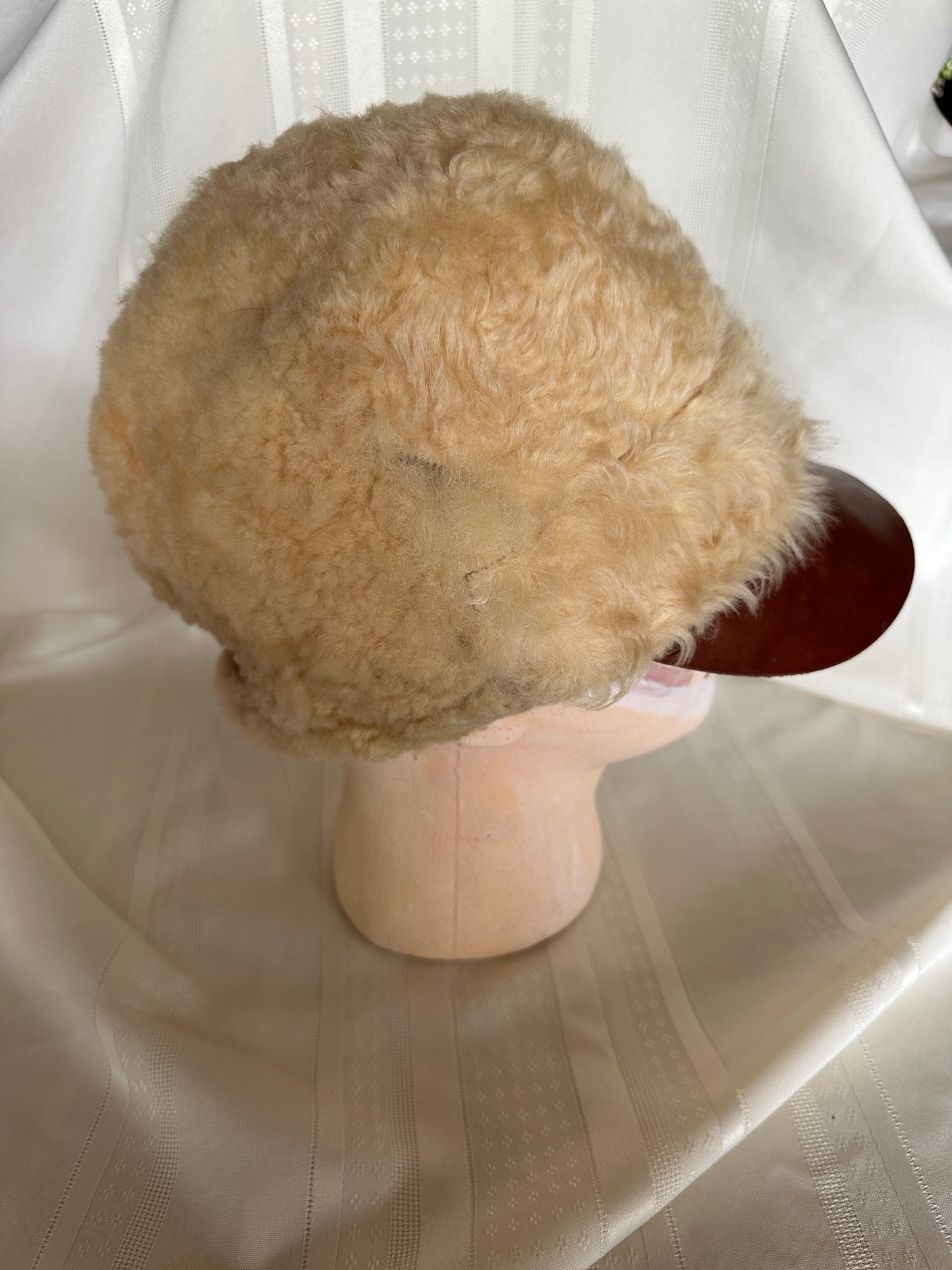 Antique World War II Swedish Army Winter Wool Hat