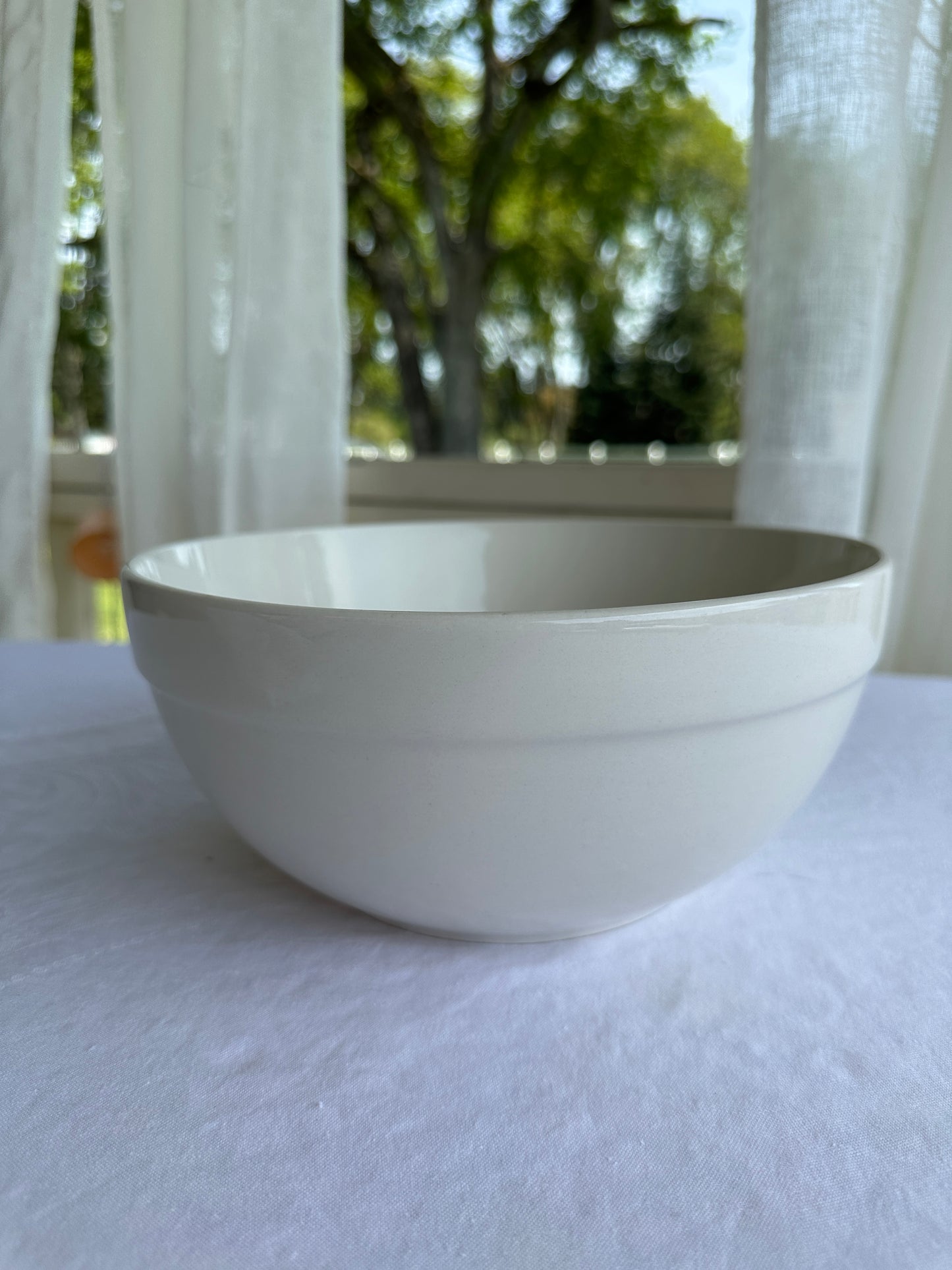 Vintage Large Ceramic Mixing Bowl