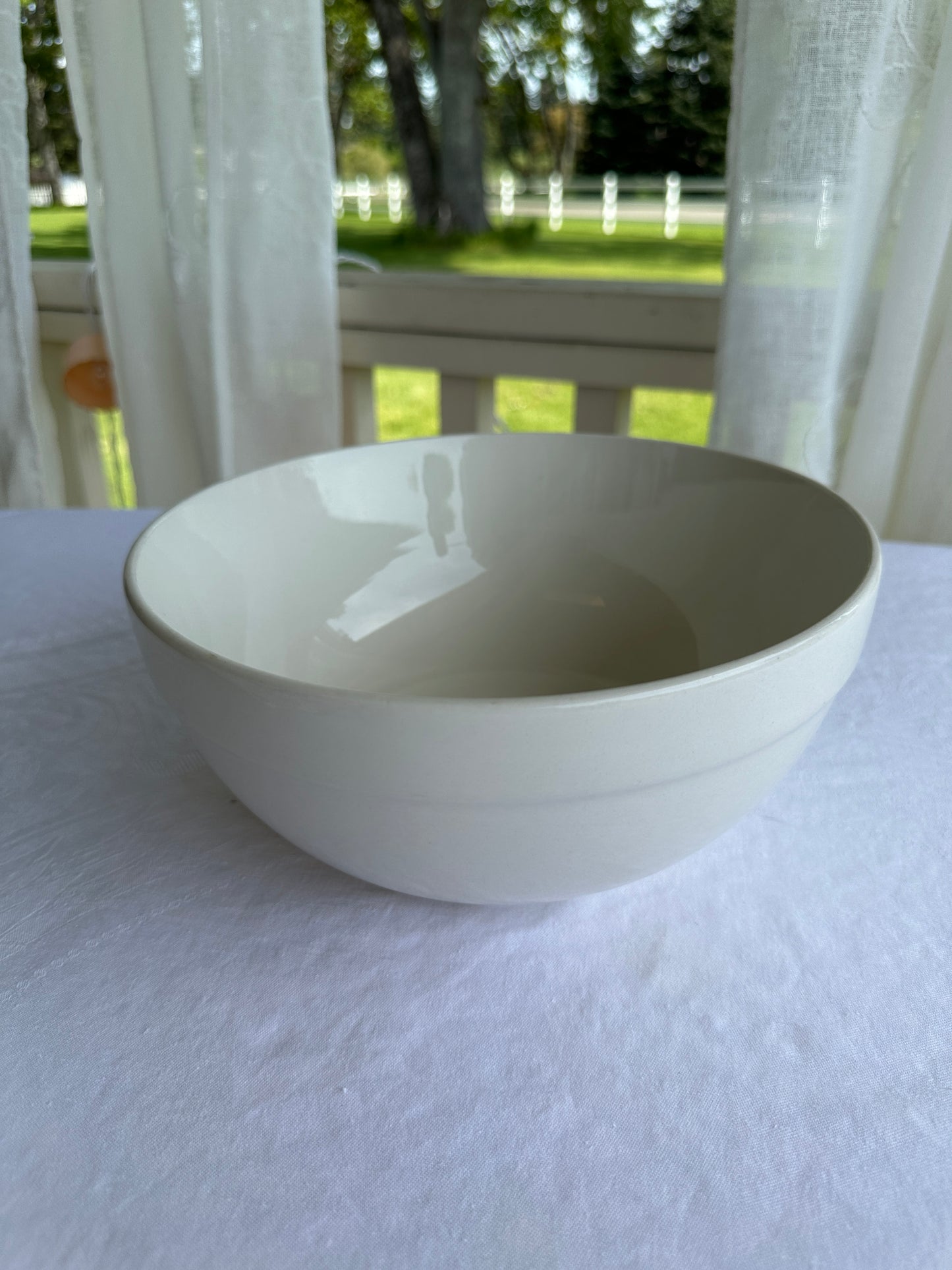 Vintage Large Ceramic Mixing Bowl
