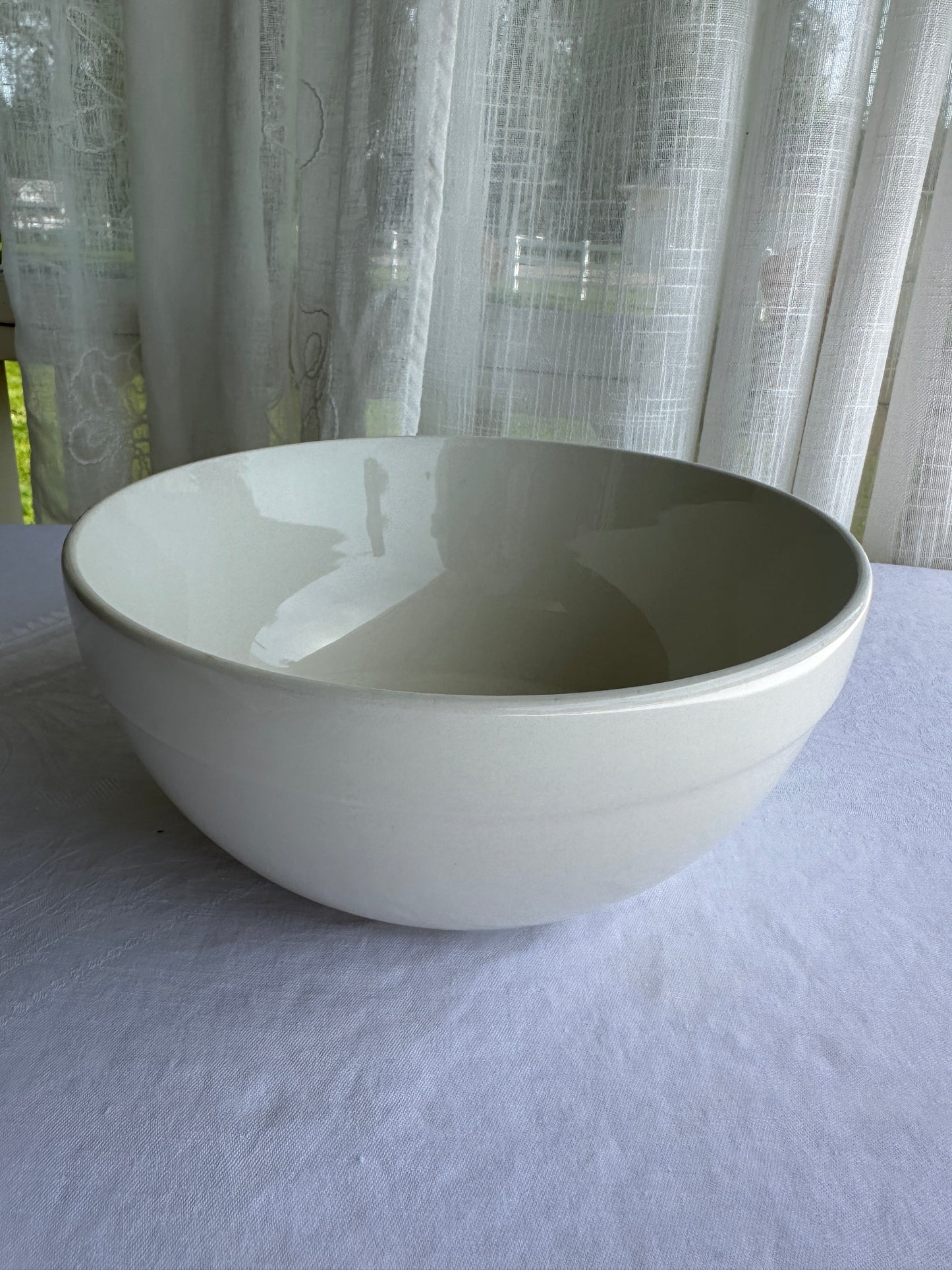Vintage Large Ceramic Mixing Bowl